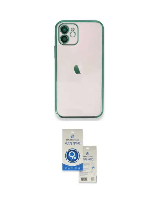 ieg™ iPhone 11 Kılıf Vadi Minimal - Şeffaf Royal Nano Ekran Koruyucu