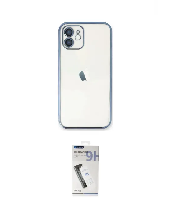 ieg™ iPhone 11 Kılıf Vadi Minimal - Şeffaf Uv Polymer Nano Ekran Koruyucu