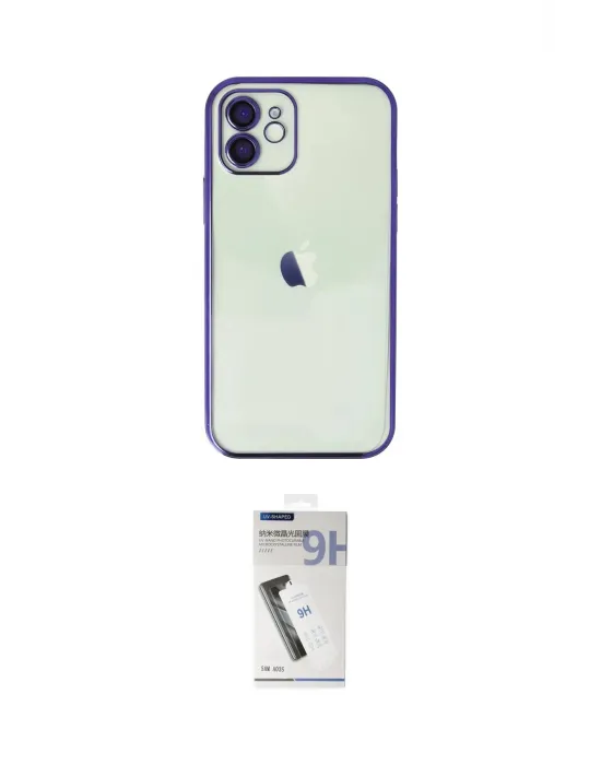 ieg™ iPhone 11 Kılıf Vadi Minimal - Şeffaf Uv Polymer Nano Ekran Koruyucu