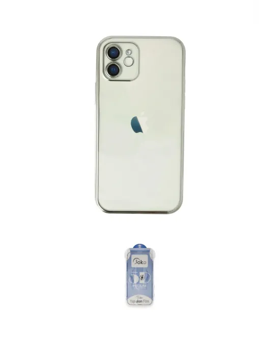 ieg™ iPhone 11 Kılıf Vadi Minimal - Siyah Joko Magic 5D Cam