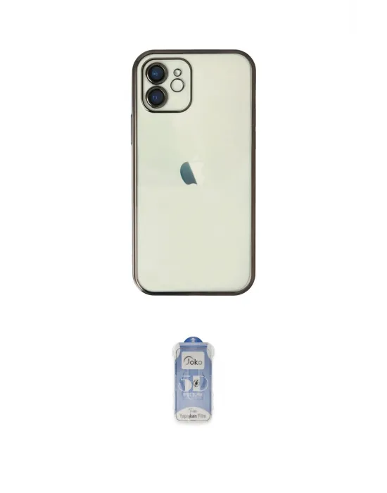 ieg™ iPhone 11 Kılıf Vadi Minimal - Siyah Joko Magic 5D Cam