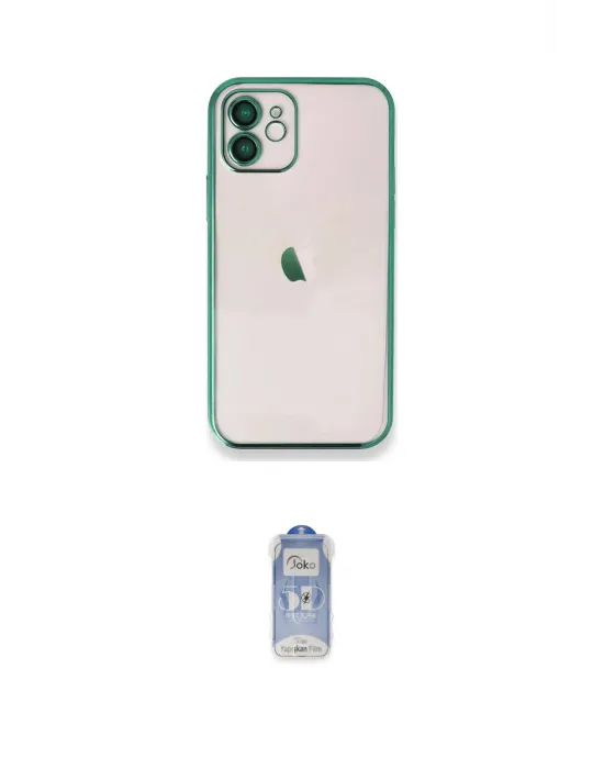 ieg™ iPhone 11 Kılıf Vadi Minimal - Siyah Joko Magic 5D Cam