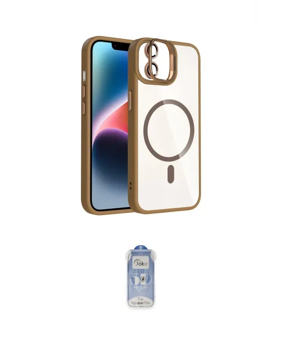 ieg™ iPhone 11 Kılıf Yadigar Asil Koleksiyonu - Siyah Joko Magic 5D Cam