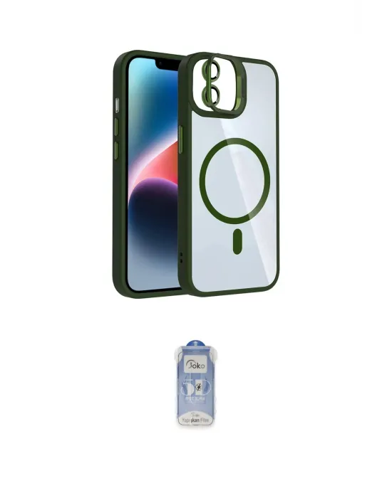 ieg™ iPhone 11 Kılıf Yadigar Asil Koleksiyonu - Siyah Joko Magic 5D Cam