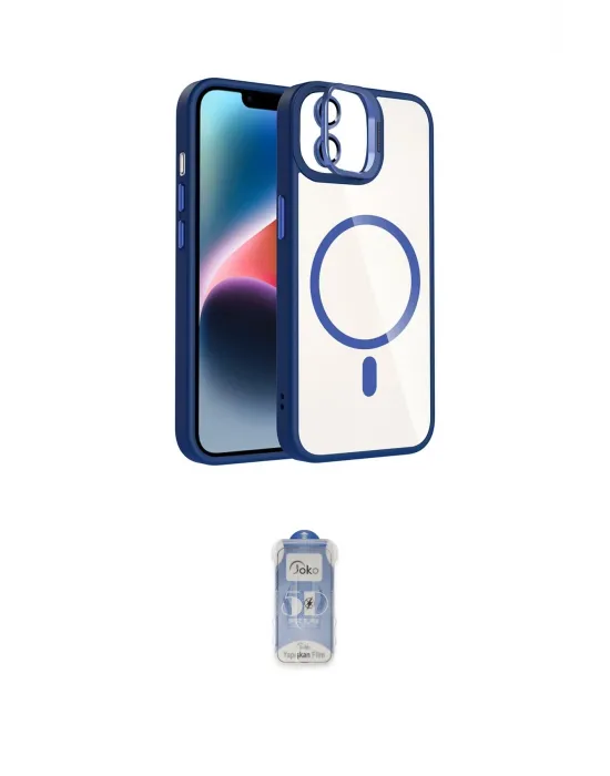 ieg™ iPhone 11 Kılıf Yadigar Asil Koleksiyonu - Siyah Joko Magic 5D Cam