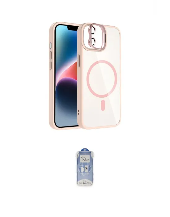 ieg™ iPhone 11 Kılıf Yadigar Asil Koleksiyonu - Siyah Joko Magic 5D Cam