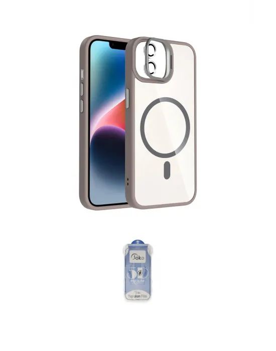 ieg™ iPhone 11 Kılıf Yadigar Asil Koleksiyonu - Siyah Joko Magic 5D Cam