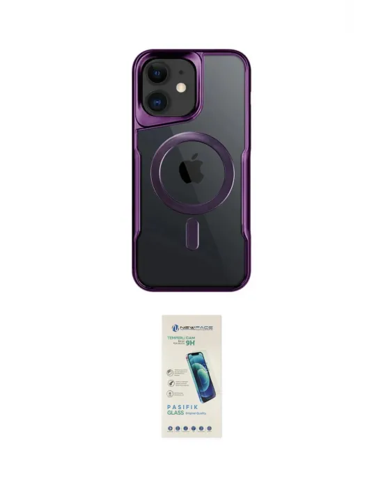 ieg™ iPhone 11 Kılıf Yadigar Klasik Özel Seri - Şeffaf Pasifik Cam Ekran Koruyucu