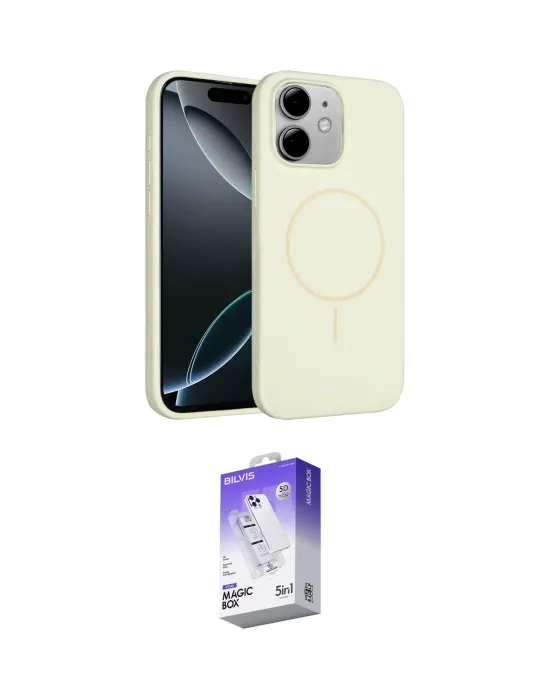 ieg™ iPhone 11 Kılıf Yankı Form Serisi - Siyah Bilvis 5in1 3D Magic Cam Ekran Koruyucu