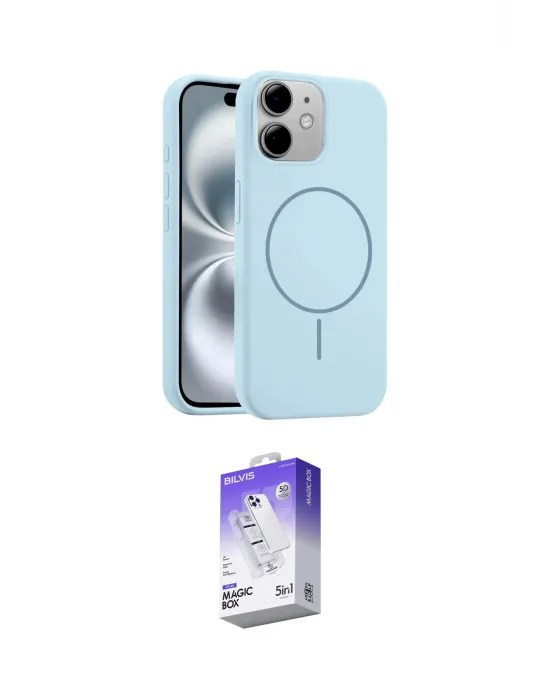 ieg™ iPhone 11 Kılıf Yankı Form Serisi - Siyah Bilvis 5in1 3D Magic Cam Ekran Koruyucu
