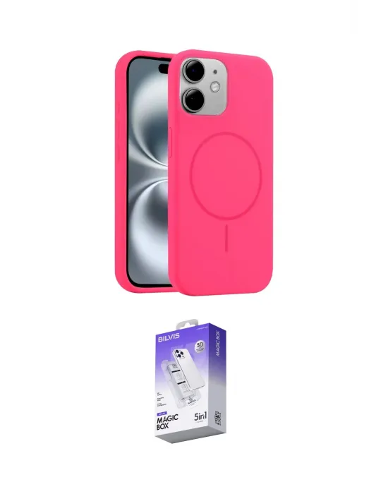 ieg™ iPhone 11 Kılıf Yankı Form Serisi - Siyah Bilvis 5in1 3D Magic Cam Ekran Koruyucu