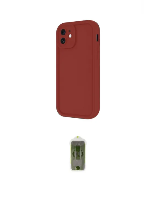ieg™ iPhone 11 Kılıf Yankı Yansıma Özel Seri - Siyah Joko Magic 5D Hayalet Cam