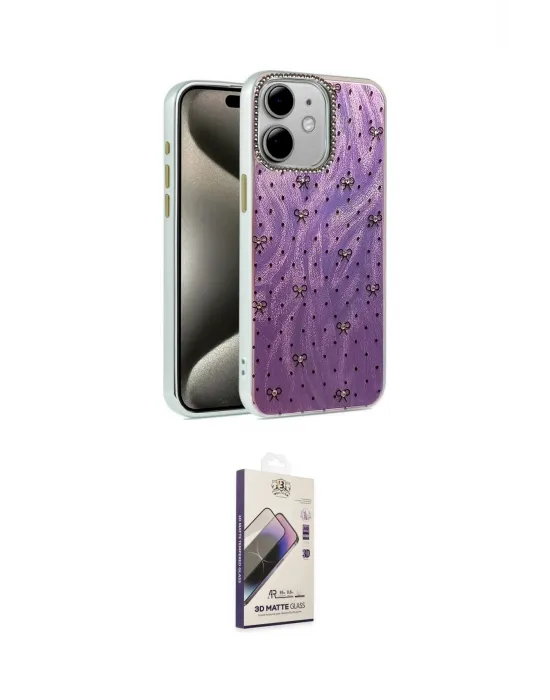 ieg™ iPhone 11 Kılıf Zirve Modern Prime - Siyah Bilvis 3D Mat Cam Ekran Koruyucu
