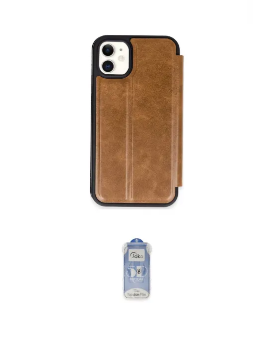 ieg™ iPhone 11 Kılıf Zirve Yansıma Serisi - Siyah Joko Magic 5D Cam