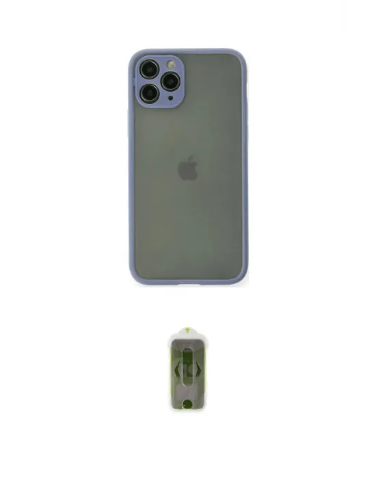 ieg™ iPhone 11 Pro Kılıf Ahenk Çizgi Serisi - Siyah Joko Magic 5D Hayalet Cam