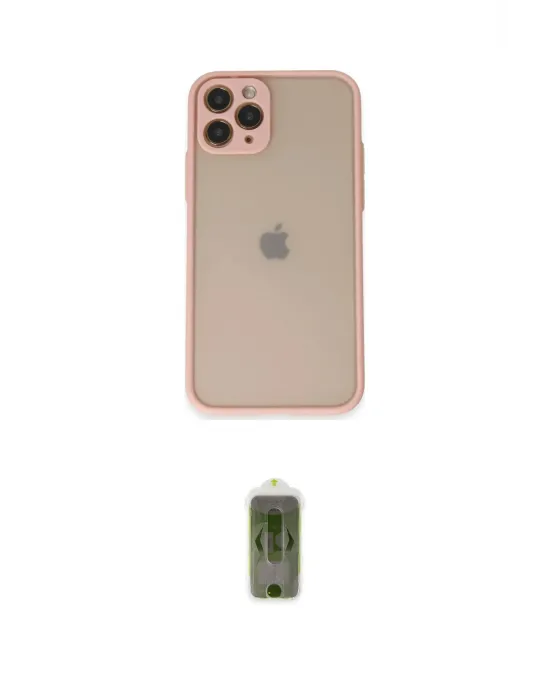 ieg™ iPhone 11 Pro Kılıf Ahenk Çizgi Serisi - Siyah Joko Magic 5D Hayalet Cam