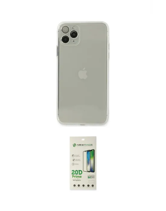 ieg™ iPhone 11 Pro Kılıf Ahenk Doku - Siyah 20D Premium Cam Ekran Koruyucu