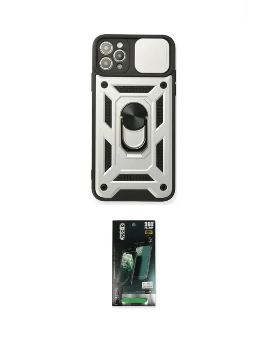 ieg™ iPhone 11 Pro Kılıf Ahenk Klasik - Siyah 360 Mat Full Body Arka Koruyucu