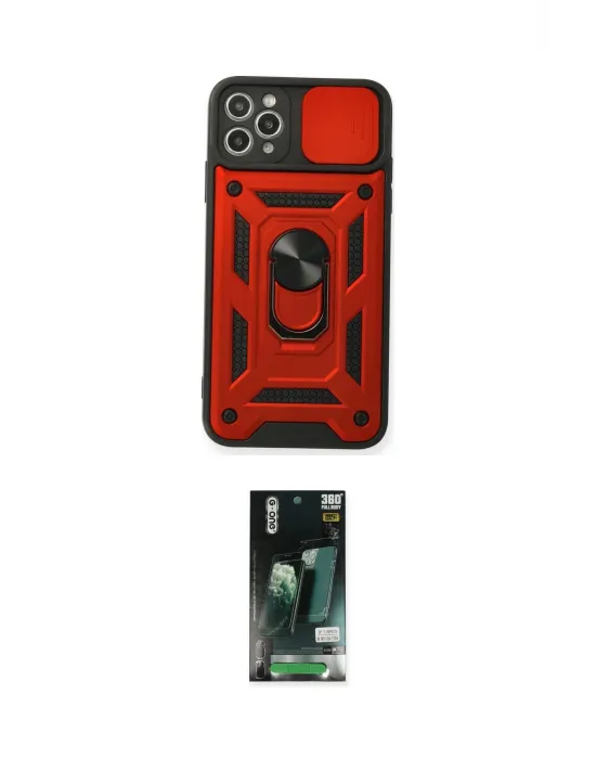 ieg™ iPhone 11 Pro Kılıf Ahenk Klasik - Siyah 360 Mat Full Body Arka Koruyucu
