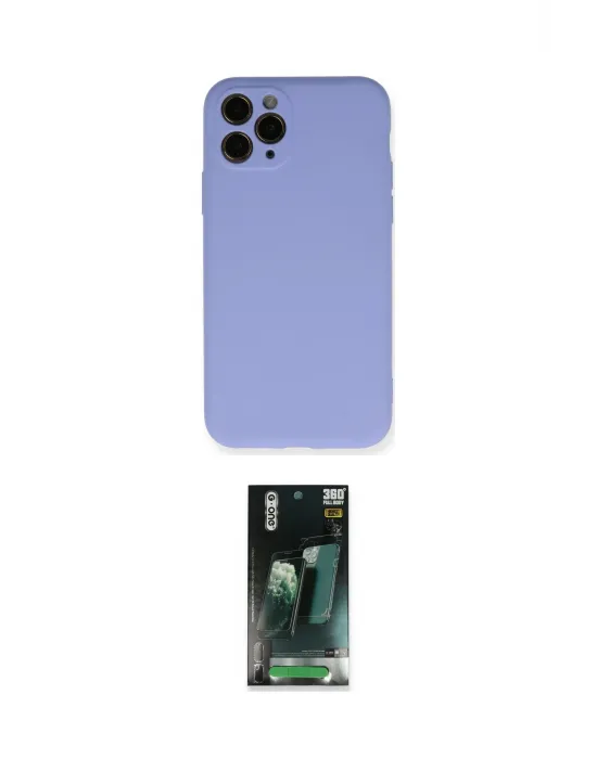 ieg™ iPhone 11 Pro Kılıf Ahenk Serisi - Şeffaf 360 Full Body Arka Koruyucu