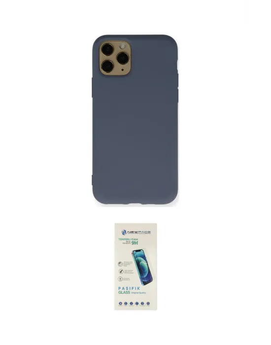ieg™ iPhone 11 Pro Kılıf Ahenk Serisi - Şeffaf Pasifik Cam Ekran Koruyucu