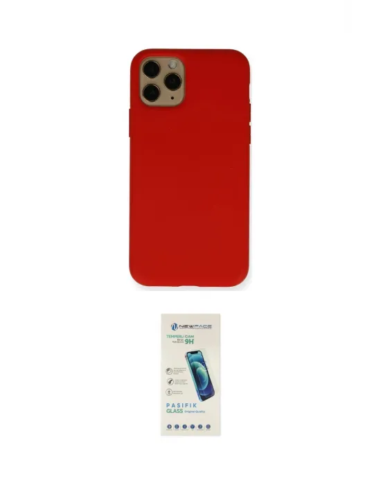 ieg™ iPhone 11 Pro Kılıf Ahenk Serisi - Şeffaf Pasifik Cam Ekran Koruyucu