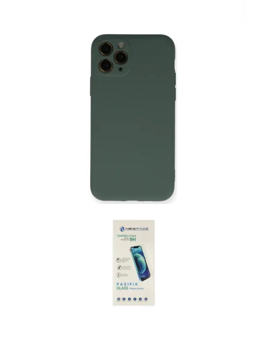 ieg™ iPhone 11 Pro Kılıf Ahenk Serisi - Şeffaf Pasifik Cam Ekran Koruyucu