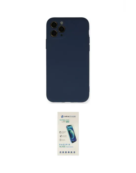 ieg™ iPhone 11 Pro Kılıf Ahenk Serisi - Şeffaf Pasifik Cam Ekran Koruyucu