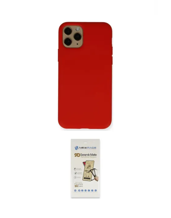 ieg™ iPhone 11 Pro Kılıf Ahenk Serisi - Siyah Mat Seramik Nano Ekran Koruyucu