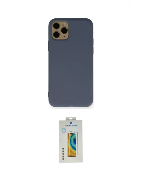 ieg™ iPhone 11 Pro Kılıf Ahenk Serisi - Siyah Polymer Nano Ekran Koruyucu
