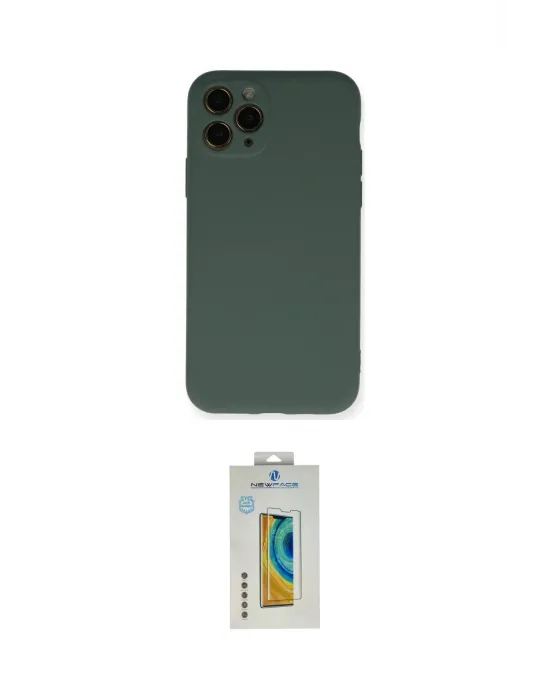 ieg™ iPhone 11 Pro Kılıf Ahenk Serisi - Siyah Polymer Nano Ekran Koruyucu