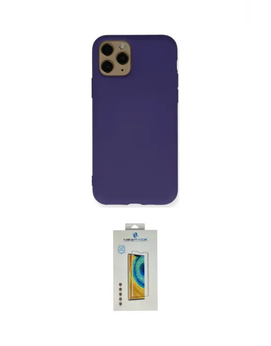 ieg™ iPhone 11 Pro Kılıf Ahenk Serisi - Siyah Polymer Nano Ekran Koruyucu