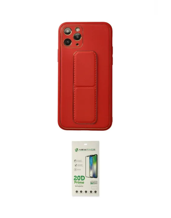 ieg™ iPhone 11 Pro Kılıf Akış Doku - Siyah 20D Premium Cam Ekran Koruyucu
