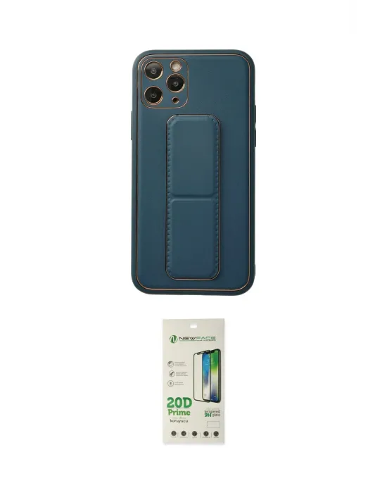 ieg™ iPhone 11 Pro Kılıf Akış Doku - Siyah 20D Premium Cam Ekran Koruyucu