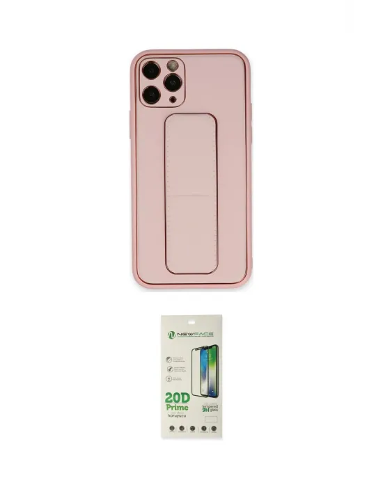 ieg™ iPhone 11 Pro Kılıf Akış Doku - Siyah 20D Premium Cam Ekran Koruyucu