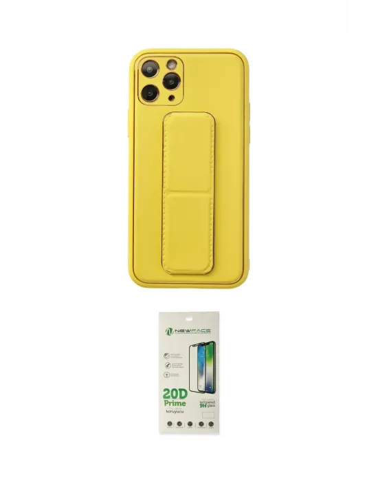 ieg™ iPhone 11 Pro Kılıf Akış Doku - Siyah 20D Premium Cam Ekran Koruyucu