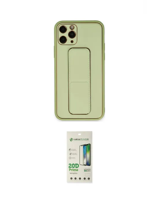 ieg™ iPhone 11 Pro Kılıf Akış Doku - Siyah 20D Premium Cam Ekran Koruyucu