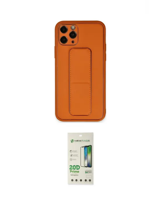 ieg™ iPhone 11 Pro Kılıf Akış Doku - Siyah 20D Premium Cam Ekran Koruyucu