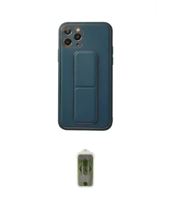 ieg™ iPhone 11 Pro Kılıf Akış Doku - Siyah Joko Magic 5D Hayalet Cam