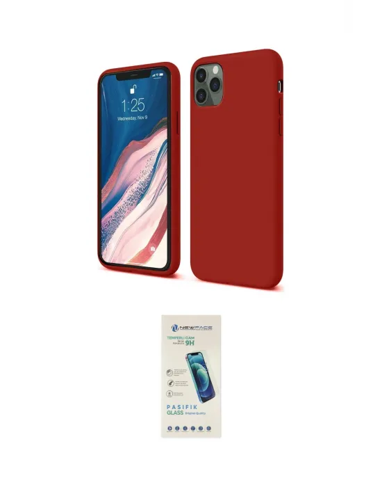 ieg™ iPhone 11 Pro Kılıf Kozmos Yansıma Özel Seri - Şeffaf Pasifik Cam Ekran Koruyucu