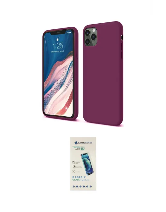 ieg™ iPhone 11 Pro Kılıf Kozmos Yansıma Özel Seri - Şeffaf Pasifik Cam Ekran Koruyucu