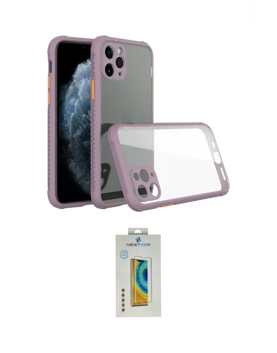 ieg™ iPhone 11 Pro Kılıf Nova Asil Özel Seri - Siyah Polymer Nano Ekran Koruyucu