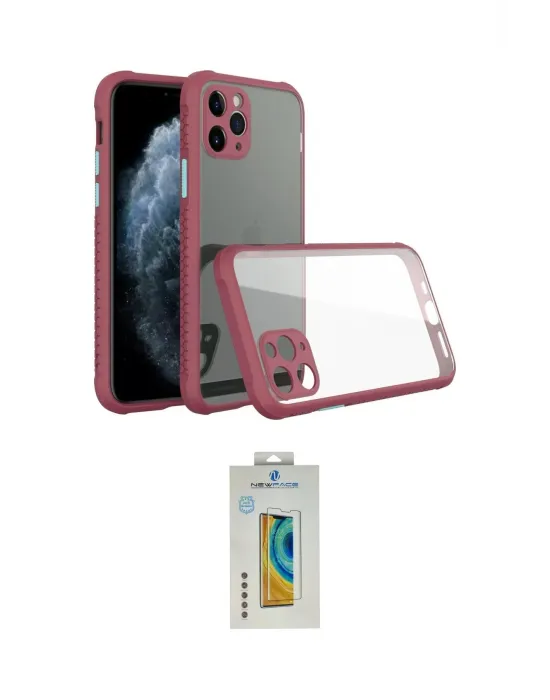 ieg™ iPhone 11 Pro Kılıf Nova Asil Özel Seri - Siyah Polymer Nano Ekran Koruyucu