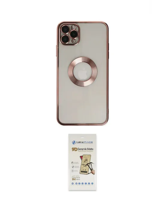 ieg™ iPhone 11 Pro Kılıf Pusula Form - Siyah Mat Seramik Nano Ekran Koruyucu