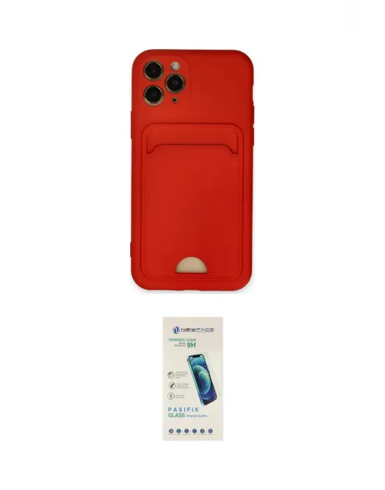 ieg™ iPhone 11 Pro Kılıf Vadi Çizgi Prime - Şeffaf Pasifik Cam Ekran Koruyucu