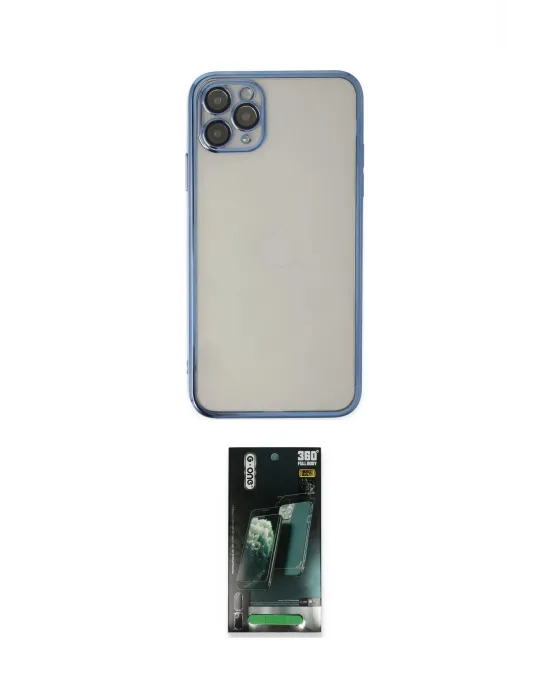 ieg™ iPhone 11 Pro Kılıf Vadi Minimal - Şeffaf 360 Full Body Arka Koruyucu