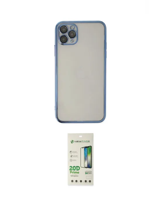ieg™ iPhone 11 Pro Kılıf Vadi Minimal - Siyah 20D Premium Cam Ekran Koruyucu