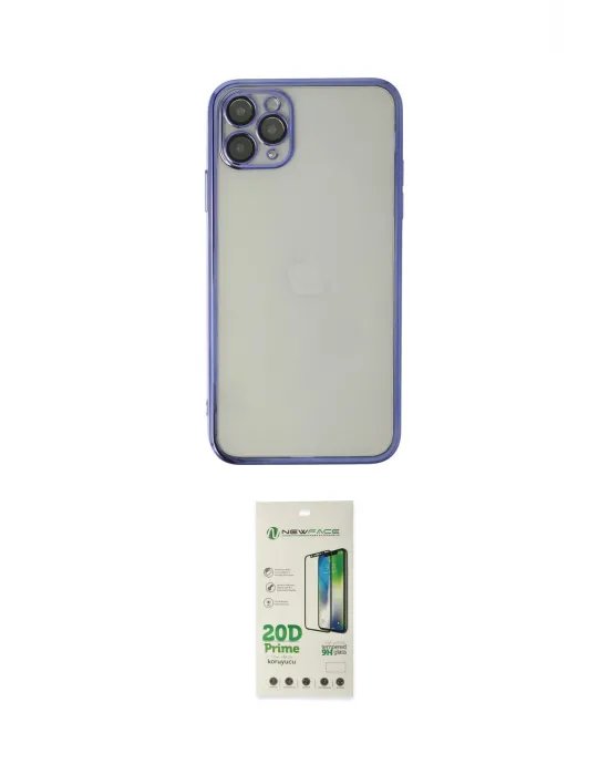 ieg™ iPhone 11 Pro Kılıf Vadi Minimal - Siyah 20D Premium Cam Ekran Koruyucu