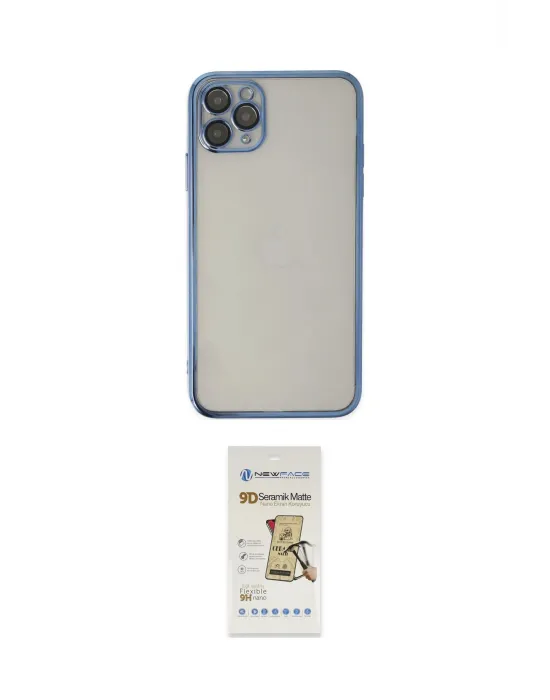 ieg™ iPhone 11 Pro Kılıf Vadi Minimal - Siyah Mat Seramik Nano Ekran Koruyucu