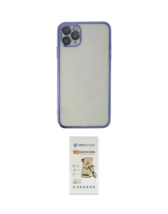 ieg™ iPhone 11 Pro Kılıf Vadi Minimal - Siyah Mat Seramik Nano Ekran Koruyucu